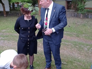 Inauguracja projektu Owocowe łódzkie w Łodzi 2.06.2023 r., 